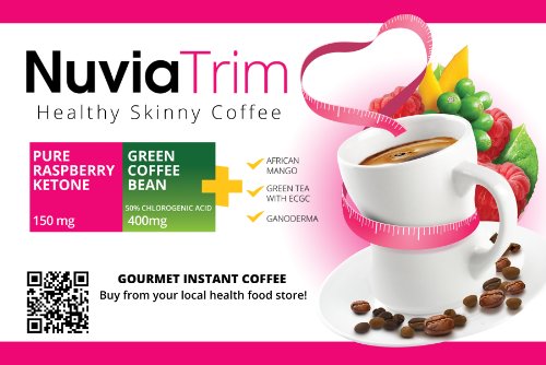 Nuvia Trim - Gourmet Instant Coffee for Weight Loss, with Garcinia Cambogia, Raspberry Nuvia buy supplements canada