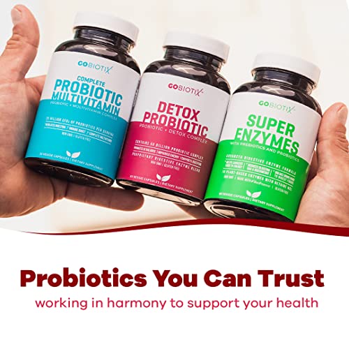 GOBIOTIX Detox Probiotic Supplement with Digestive Enzymes, Milk Thistle, Turmeric GOBIOTIX buy supplements canada