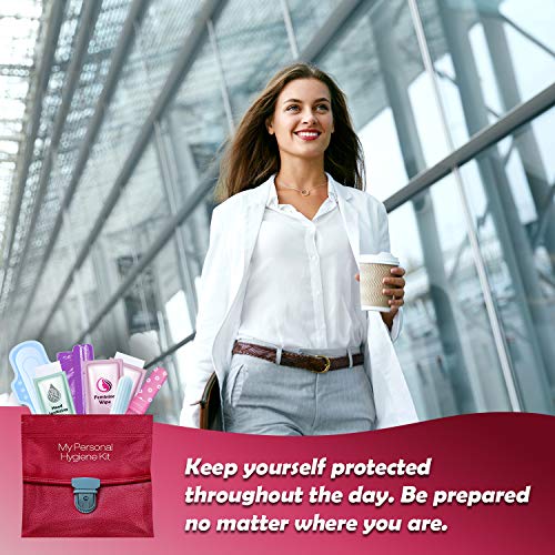 3 x Menstrual All-in-One Kits - Assorted Colors | Convenience on The Go | Single Period Kit Packs pH Advantage buy supplements canada