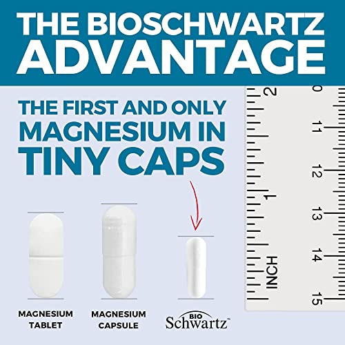 Magnesium Bisglycinate 100% Chelate No-Laxative Effect - Maximum Absorption BioSchwartz buy supplements canada