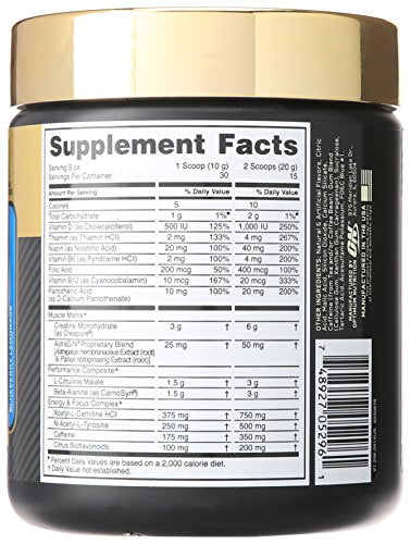 Optimum Nutrition Gold Standard Pre-Workout with Creatine, Beta-Alanine, and Caffeine Optimum Nutrition buy supplements canada