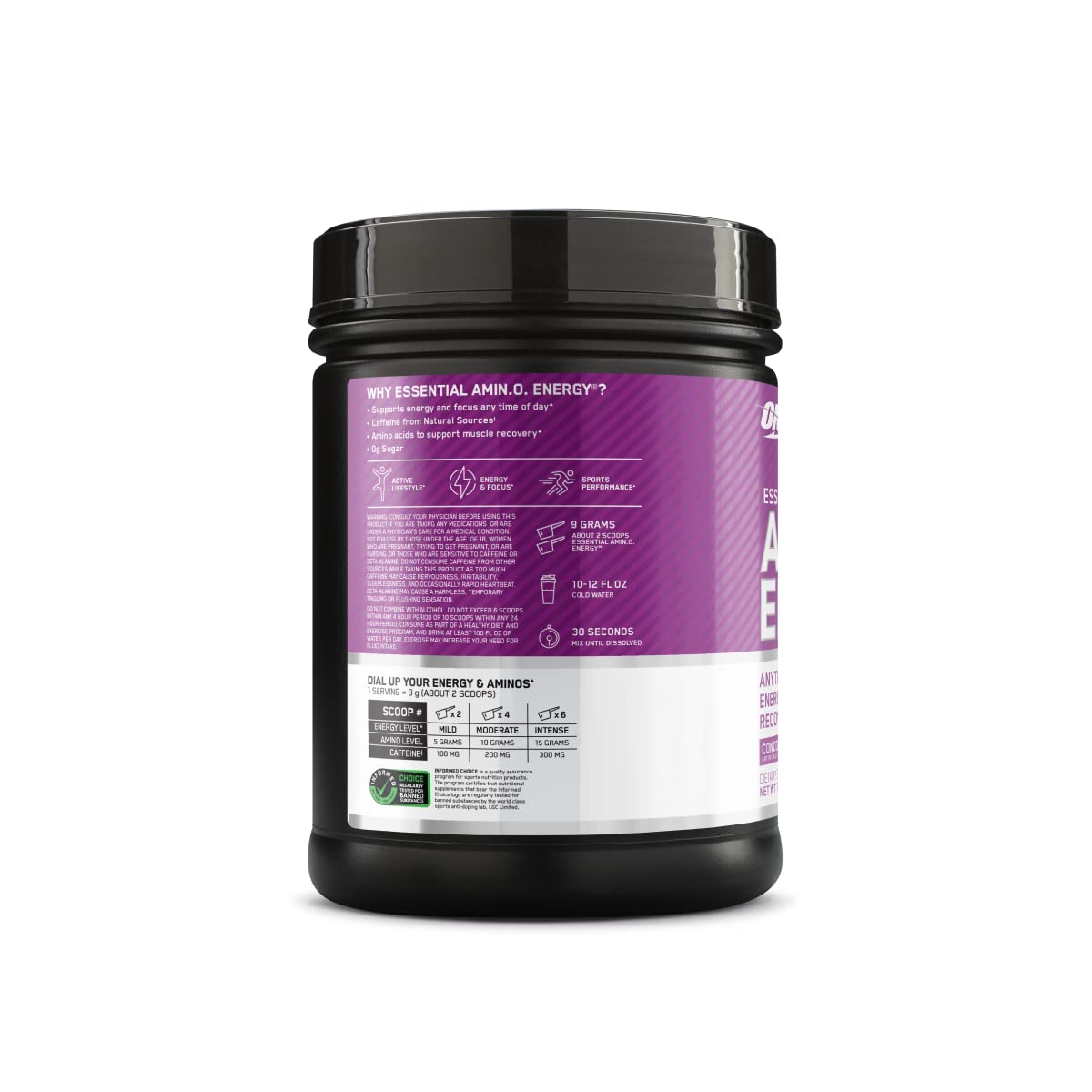Optimum Nutrition Amino Energy - Pre Workout with Green Tea, BCAA, Amino Acids, Keto Friendly, Green Coffee Extract, Energy Powder Optimum Nutrition buy supplements canada