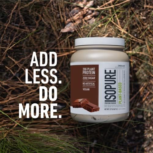 Isopure Chocolate Vegan Protein Powder, with Monk Fruit Sweetener & Amino Acids Isopure buy supplements canada