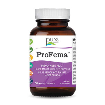 Pure Essence Labs ProFema - Multivitamin for Women - Natural Menopause Relief Supplement - Promotes Hormone Balance, Reduces Hot Flashes, Mood Swings, Night Sweats (60 Capsules) PURE ESSENCE LABS buy supplements canada