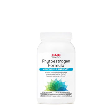 GNC Women's Phytoestrogen Formula, Supports Hormone and Mood Balance Plus Increased Energy, Targeted Relief for Menopause Symptoms, Daily Supplement, 120 Softgels GNC buy supplements canada