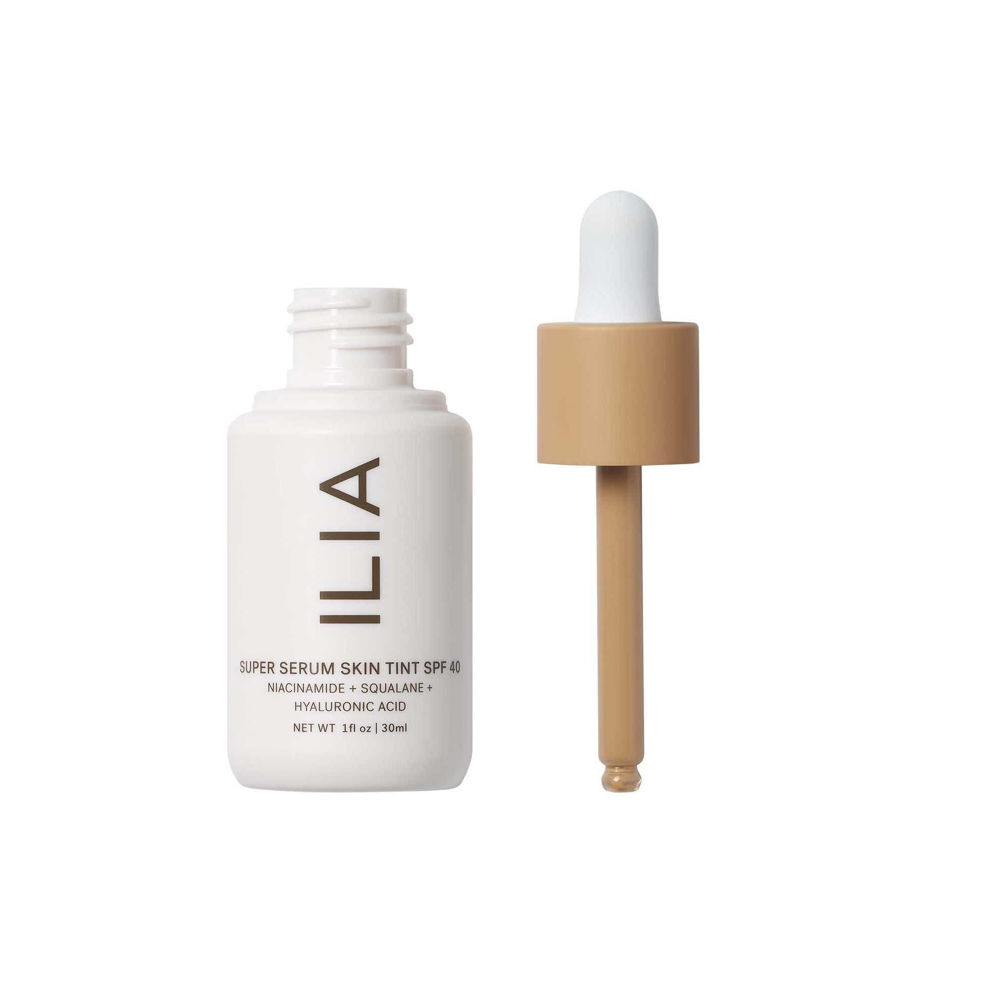 ILIA - Super Serum Skin Tint SPF 40 | Non-Comedogenic, Vegan, Lightweight to Help Against Blue Light, + Pollution while Hydrating, Smoothing, + Refining (Paloma ST9, 1 fl oz | 30 ml) ILIA buy supplements canada