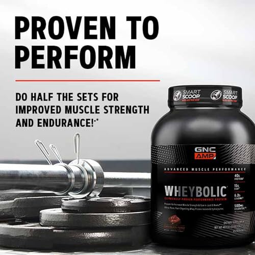GNC AMP Wheybolic Protein Powder | Targeted Muscle Building and Workout Support GNC buy supplements canada