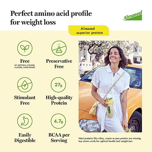 Almased Protein Powder for Weight Loss Kit for Men & Women, Natural Meal Replacement Almased buy supplements canada