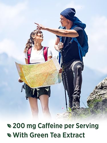 Caffeine Pills | 220mg | 120 Count | with Green Tea Extract | Vegetarian, Non-GMO & Gluten Nature's Truth buy supplements canada