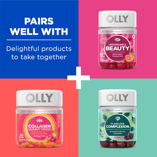 OLLY Glowing Skin Gummy, 25 Day Supply (50 Count), Plump Berry, Hyaluro OLLY buy supplements canada
