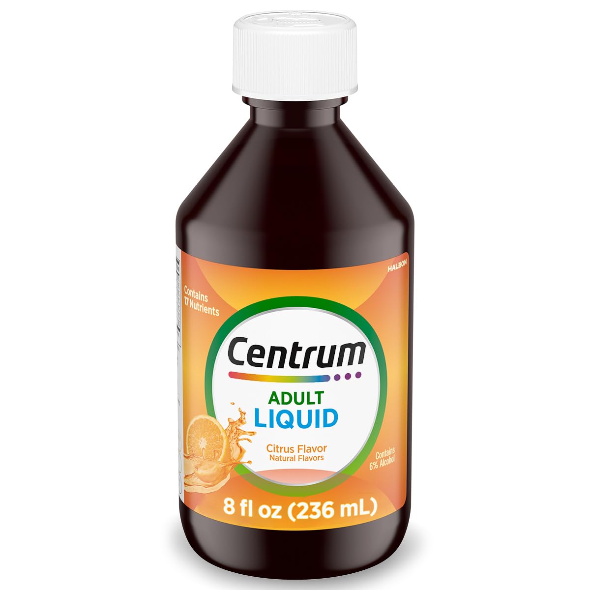Centrum Liquid Multivitamin for Adults, Multivitamin/Multimineral Supplement with B Vitamins and Antioxidants, Citrus Flavor - 8 Fl Oz Centrum buy supplements canada