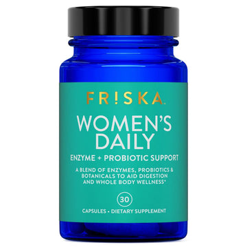 FRISKA Women’s Daily Digestive Enzyme and Probiotics Supplement, Advanced Natural Support for Female Digestive Health, Fights Bloating, Eases Digestion FR!SKA buy supplements canada