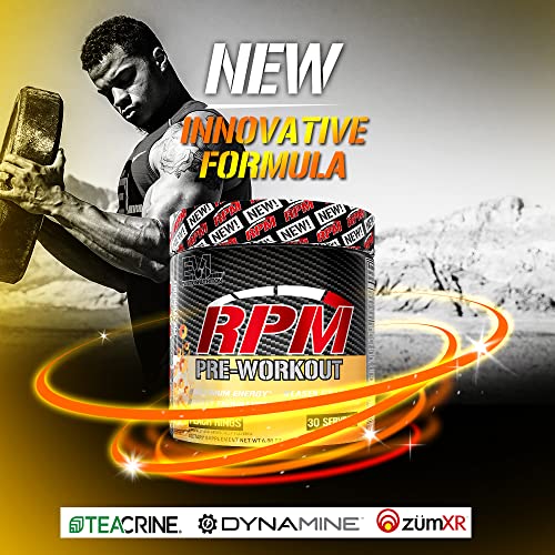 Pre Workout Powder for Energy and Focus - EVL RPM Energy Pre Workout Energy Drink Evlution buy supplements canada