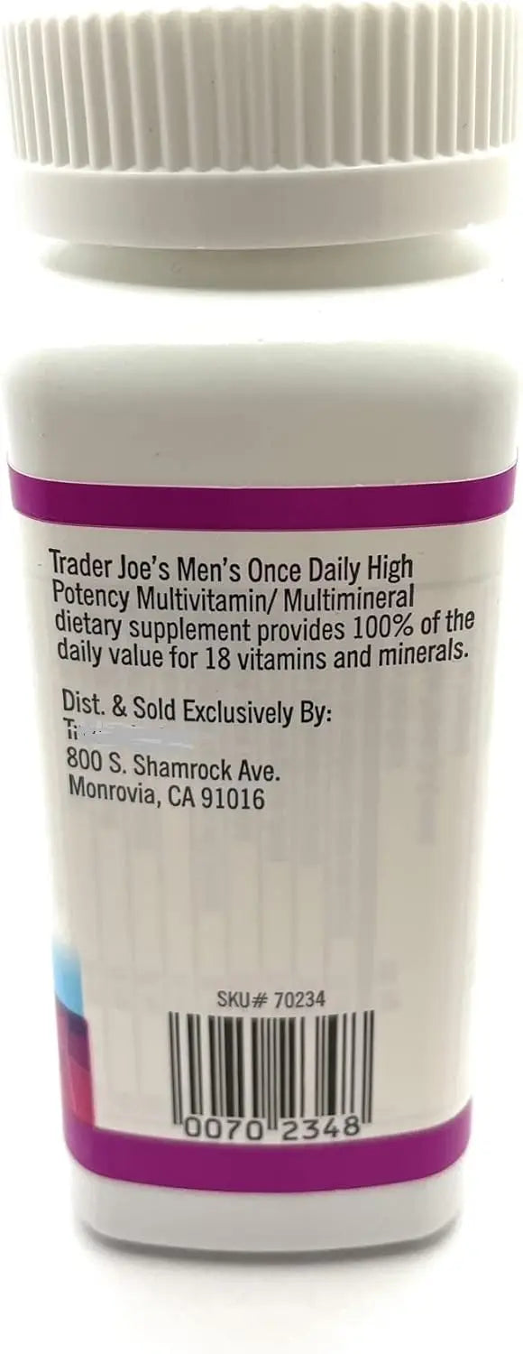 Men’s Gluten Free Once Daily High Potency Multivitamin & Multimineral Supplement 60 Tablets - (Pack of 1) Aus Healthcare buy supplements canada