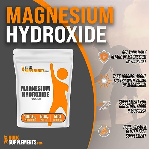 BulkSupplements.com Magnesium Hydroxide Powder - Magnesium Supplement BULKSUPPLEMENTS.COM buy supplements canada