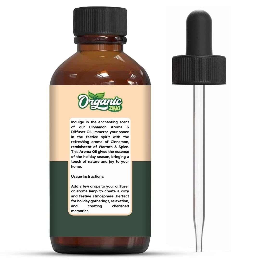 Organic Zing Cinnamon Aroma & Diffuser Oil for DIY Candle & Soap Making - Oil - 30 ml ORGANIC ZING buy supplements canada