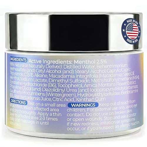 PURPLE CANYON Nerve Pain Relief Cream for Neuropathy – for Feet & Legs | MSM, Arnica, Alpha Lipoic Acid | Fast-Absorbing, Non-Greasy Formula | 2 oz PURPLE CANYON buy supplements canada
