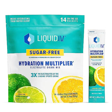Liquid I.V. Sugar-Free Hydration Multiplier - Lemon Lime – Hydration Powder Packets Liquid I.V. buy supplements canada