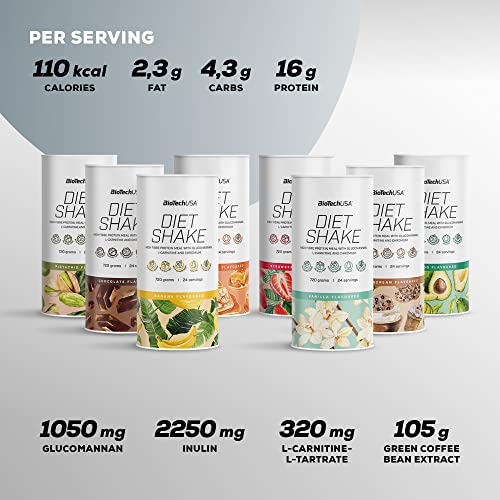BioTechUSA Diet Shake | High-Protein, Low-Fat | with Superfoods, Chromium, Glucomannan BioTechUSA buy supplements canada