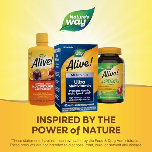 Nature's Way Alive! Men’s 50+ Daily Ultra Potency Complete Multivitamin Nature's Way buy supplements canada