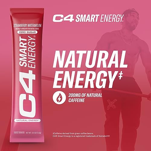 C4 Smart Energy Powder Stick Packs - Sugar Free Performance Fuel & Nootropic Brain Cellucor buy supplements canada