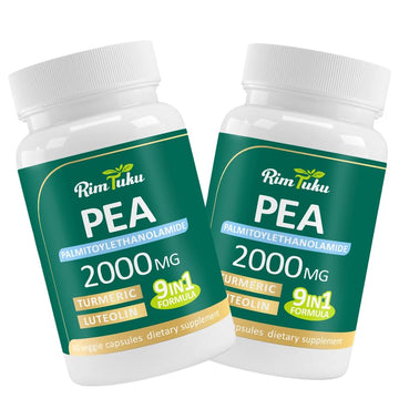 Liposomal Palmitoylethanolamide 2000MG + Luteolin 200MG + Turmeric 200MG & Fisetin 100MG, Micronized Pea 99% Highly Purified Enhanced Absorption Pea Supplement, 120 Capsules RimTuku buy supplements canada