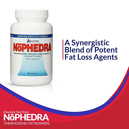 Absolute Nutrition Thermogenic Fat Burners, Nophedra Capsules, 80 Count Bottle Absolute Nutrition buy supplements canada