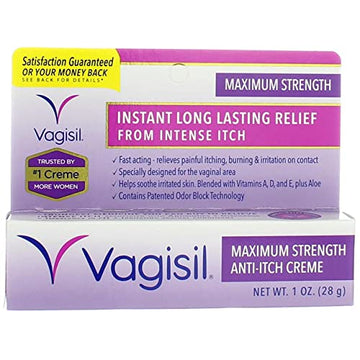 Vagisil Maximum Strength Anti-Itch Creme 1 oz (Pack of 3) Vagisil buy supplements canada