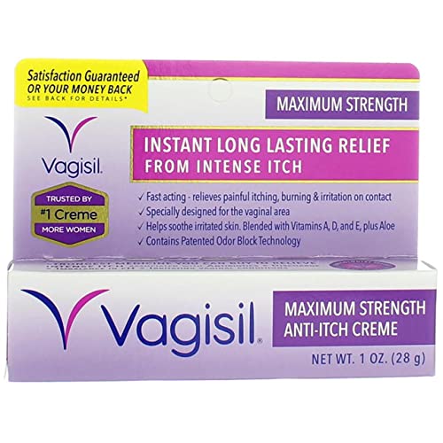 Vagisil Maximum Strength Anti-Itch Creme 1 oz (Pack of 3) Vagisil buy supplements canada