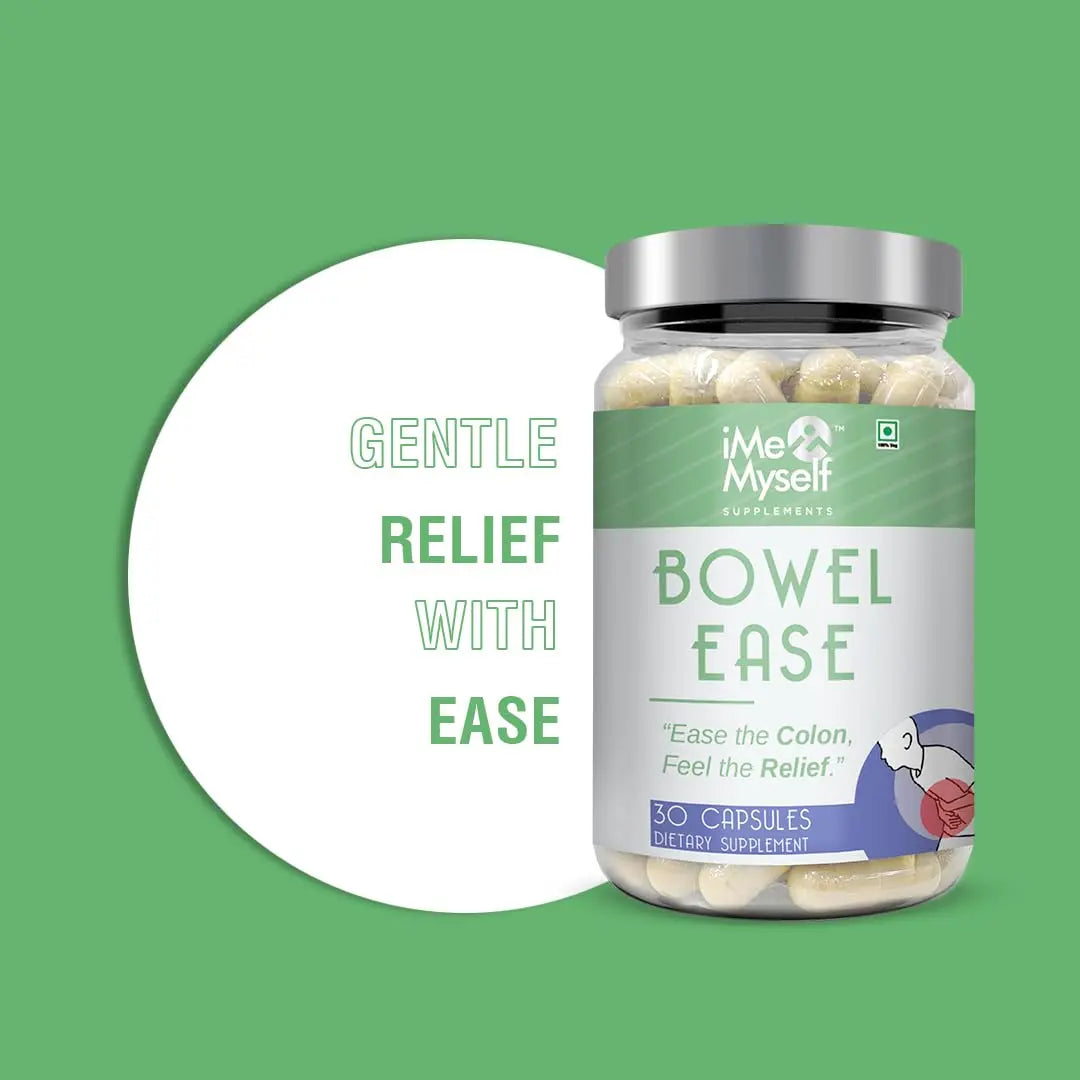 iMeMyself Bowel Ease – 30 Plant-Based Capsules | Gentle Bowel Support with Herbal Extracts & Vitamins iMeMyself buy supplements canada