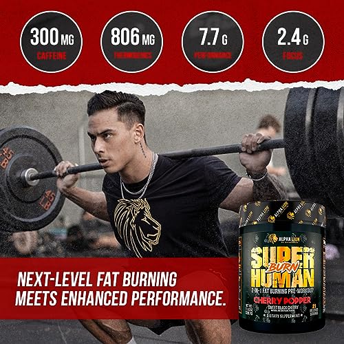 ALPHA LION Superhuman Burn 2-in-1 Metabolism Booster Pre Workout ALPHA LION buy supplements canada