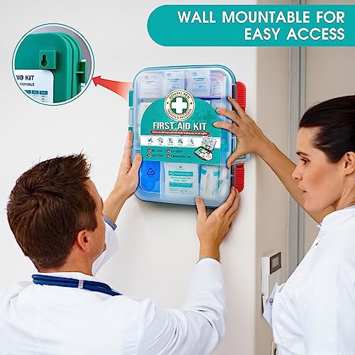 General Medi 420 Pieces Professional First Aid Kit - HardCase First Aid Box - Contains General Medi buy supplements canada