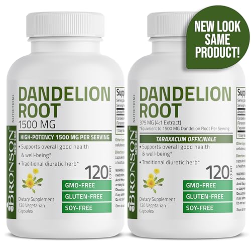 Bronson Dandelion Root High Potency Supplement, Supports Overall Good Health & Well Bronson buy supplements canada