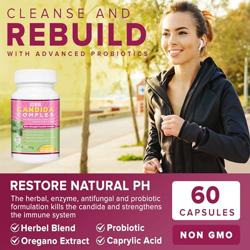 Cyrixs Health Candida Complex | Boost Your Immune System | All Natural Gut Cleanse with Herbs, Antifungals Cyrixs Health buy supplements canada