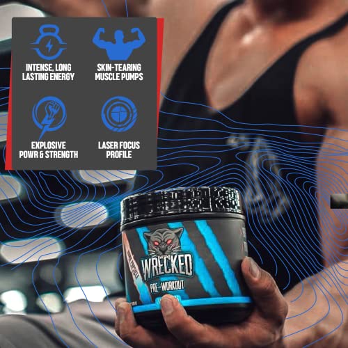 Huge Supplements Wrecked Pre-Workout, 30G+ Ingredients Per Serving to Boost Energy Huge Supplements buy supplements canada