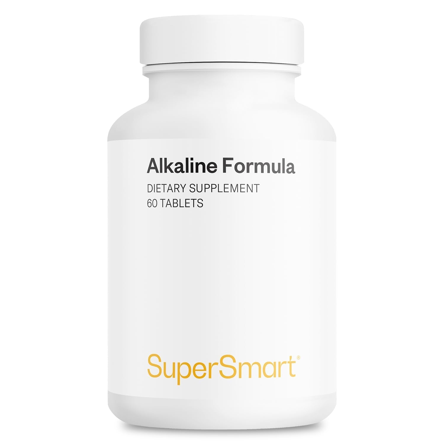 Supersmart - Alkaline Formula Supplement (Advanced Formula) - with Potassium Phosphate, Calcium & Magnesium Citrate - pH Balance | Non-GMO & Gluten Free - 60 Tablets Supersmart buy supplements canada