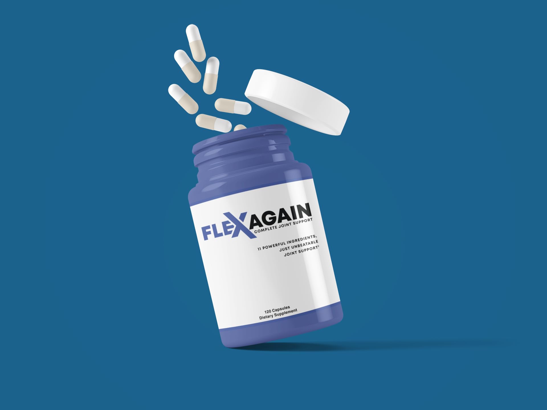 FlexAgain - Fully Comprehensive Joint Support - 120 Capsules - 1 Month Supply FlexAgain buy supplements canada