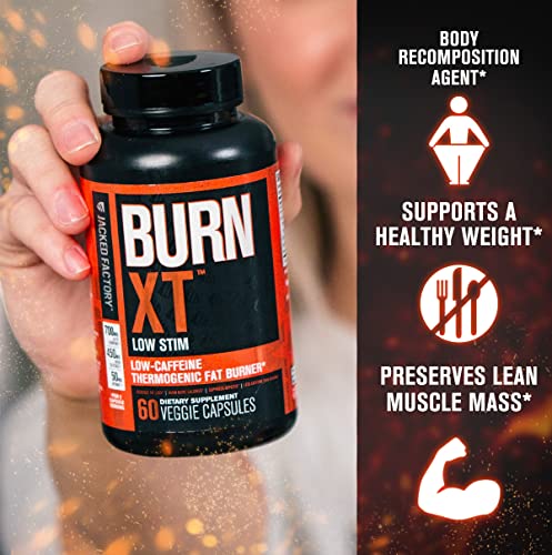 Jacked Factory Burn-XT Low Caffeine, Low Stim Weight Loss Supplement Jacked Factory buy supplements canada