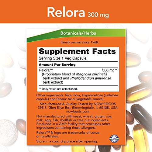 NOW Supplements, Relora 300 mg (a Blend of Plant Extracts from Magnolia officinalis NOW buy supplements canada