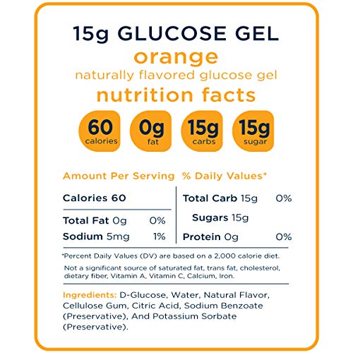Transcend Glucose Gel Packs - Orange, 60 Pack (1.1oz Each) - FSA/HSA Transcend buy supplements canada