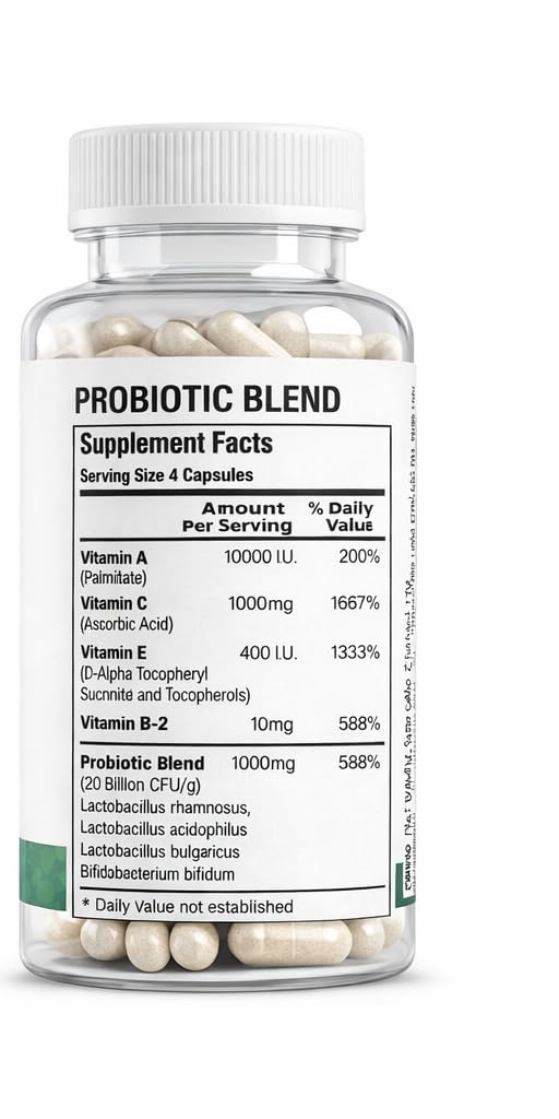 Acne Pills Probiotic Acne Supplements for Teens & Adults - Hormonal Acne Vitamins, Gut Health for Clear Skin, Non-GMO (60 Capsules) Gut Skin Axis Clear-Biotic buy supplements canada