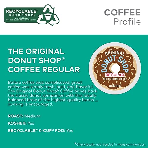 The Original Donut Shop Regular Keurig Single-Serve K-Cup Pods, Medium Roast Coffee The Original Donut Shop buy supplements canada