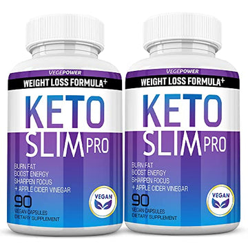 VEGEPOWER Keto Fast Diet Pills- Ketone Slim Pro 180 Capsules-Apple Cider Vinegar VEGEPOWER buy supplements canada