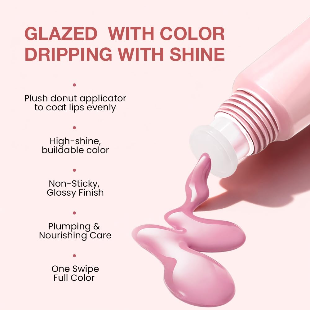 FeiCuiYun Lip Tinted Glowy Balm Hydrating Tinted Lip Serum Lip Gloss, Ultra-Hydrating Natural Vegan Lip Balm, Sheer-Tinted Shine & Hydration, Soothes & Softens Dry Lips Skincare (Light Pink) FeiCuiYun buy supplements canada
