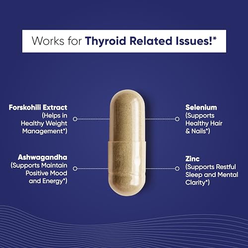 Sandhu's Thyroid Support Complex with Iodine Supplement|60 Capsules, 30 Days Supply Sandhu's buy supplements canada
