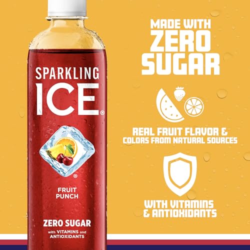 Sparkling Ice, Fruit Punch Sparkling Water, Zero Sugar Flavored Water, with Vitamins Sparkling ICE buy supplements canada