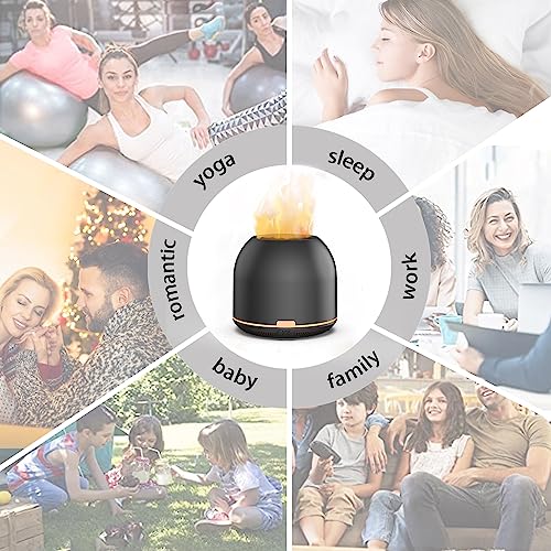 Flame-Light Aroma Diffuser,Ultrasonic Aromatherapy Diffuser with Auto-Off Function Timers Otheya buy supplements canada