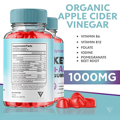 (2 Pack) Optimal Keto ACV Gummies Advanced Weight Loss Plus, Optimal Keto+ACV Gummy Fyvus buy supplements canada