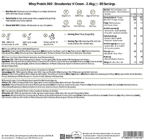 Protein Works - Whey Protein 360 | Premium Whey Shake | Whey Protein Powder Blend Protein Works buy supplements canada
