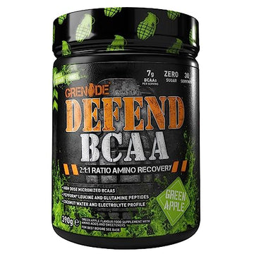 Grenade Defend BCAA Powder, Green Apple, 390 g (7 g BCAA's Per Serving - 30 Servings Grenade buy supplements canada